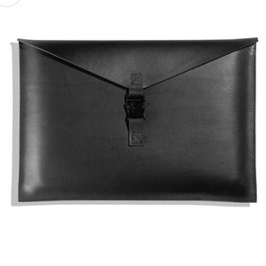 New Black Leather Laptop Case 13”